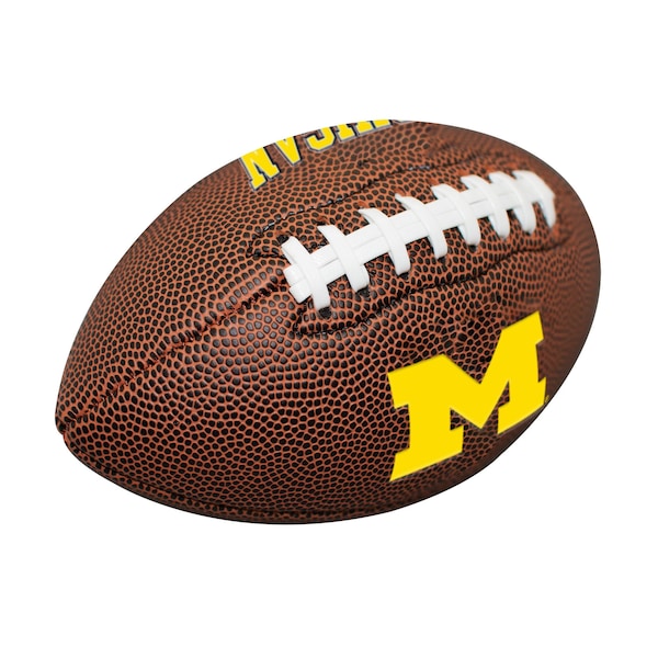 Logo Brands Michigan Mini Size Composite Football 171-93MC-1 - main